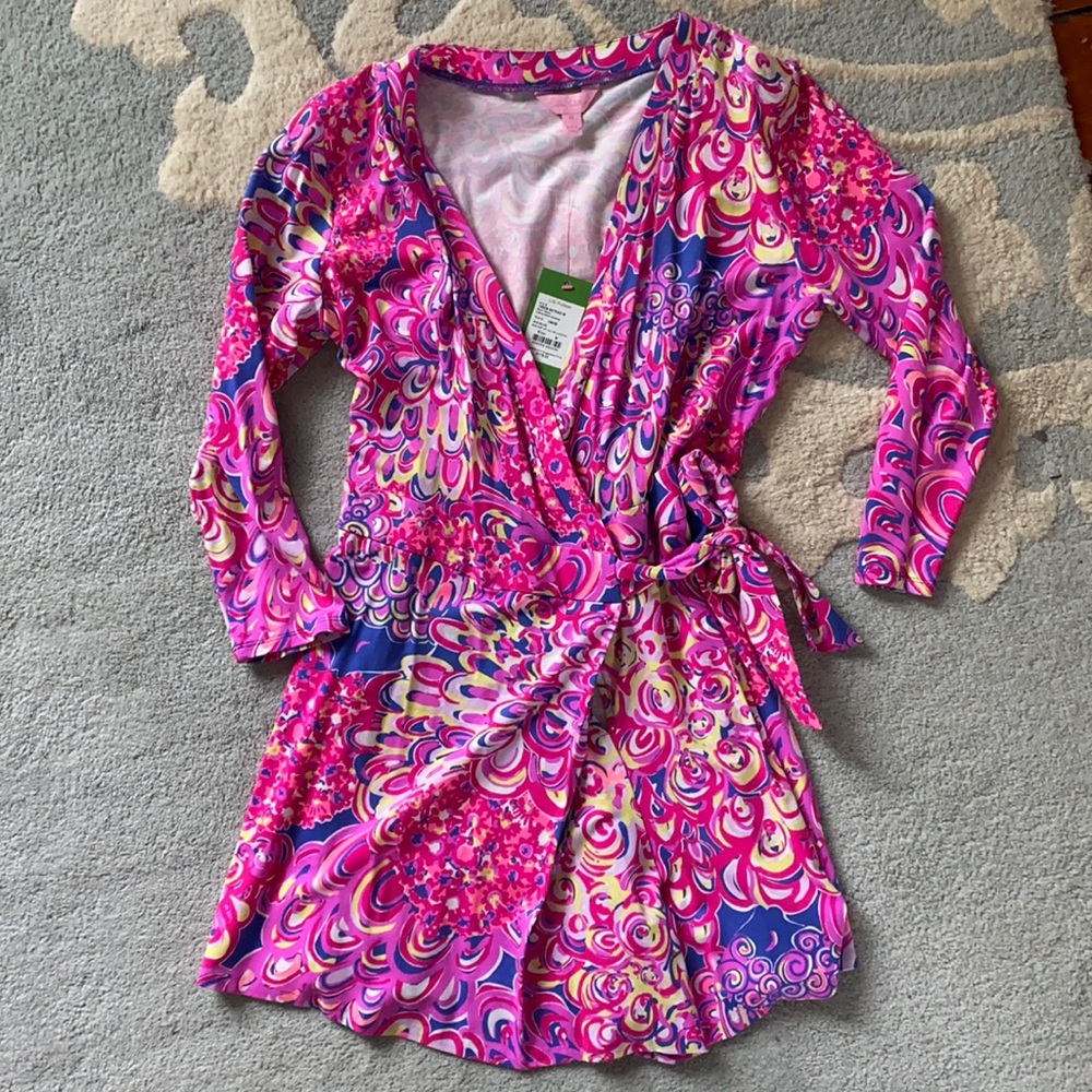 Lilly Pulitzer wrap romper